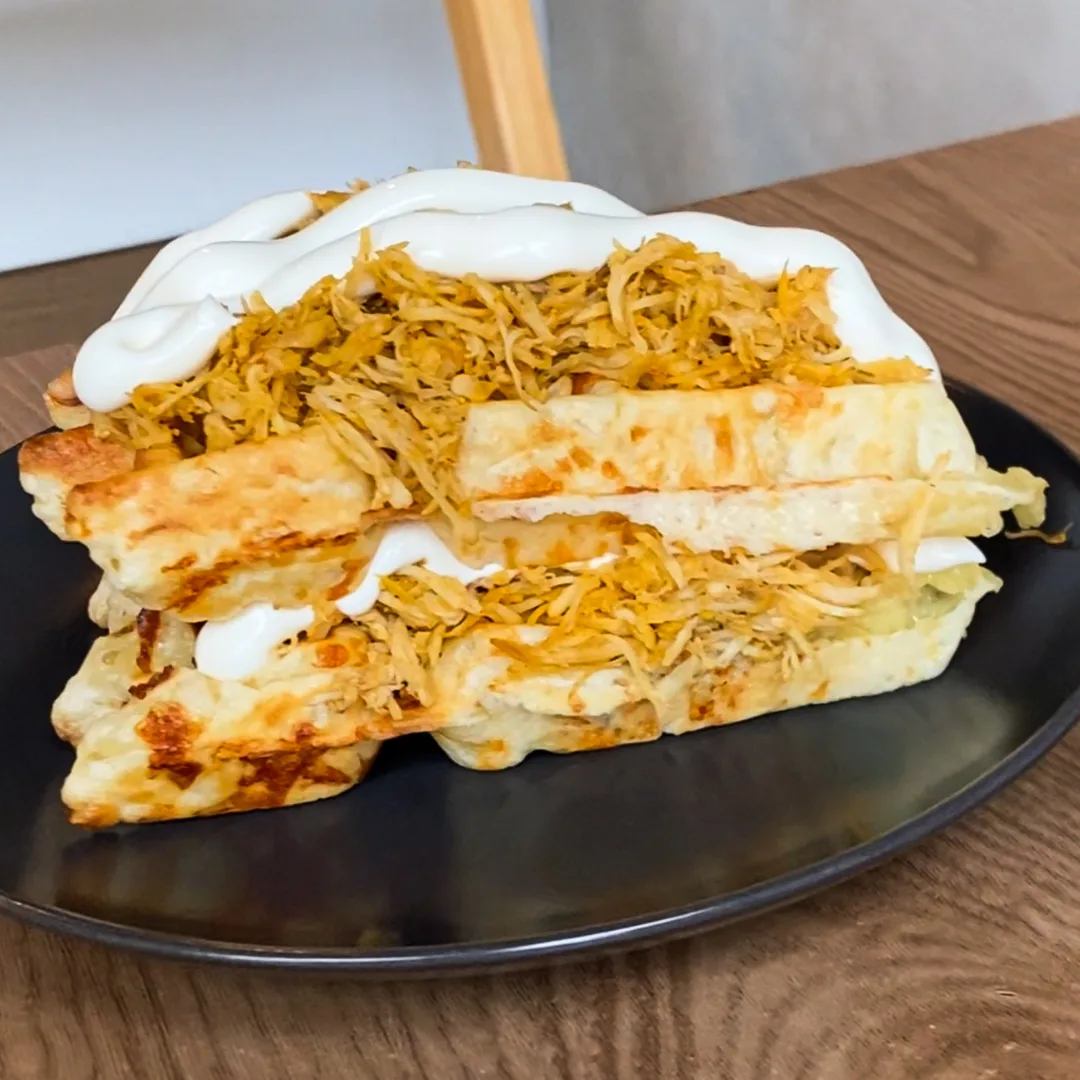 Waffle salgado sabor 1