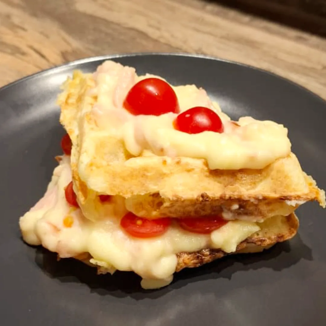 Waffle salgado sabor 2
